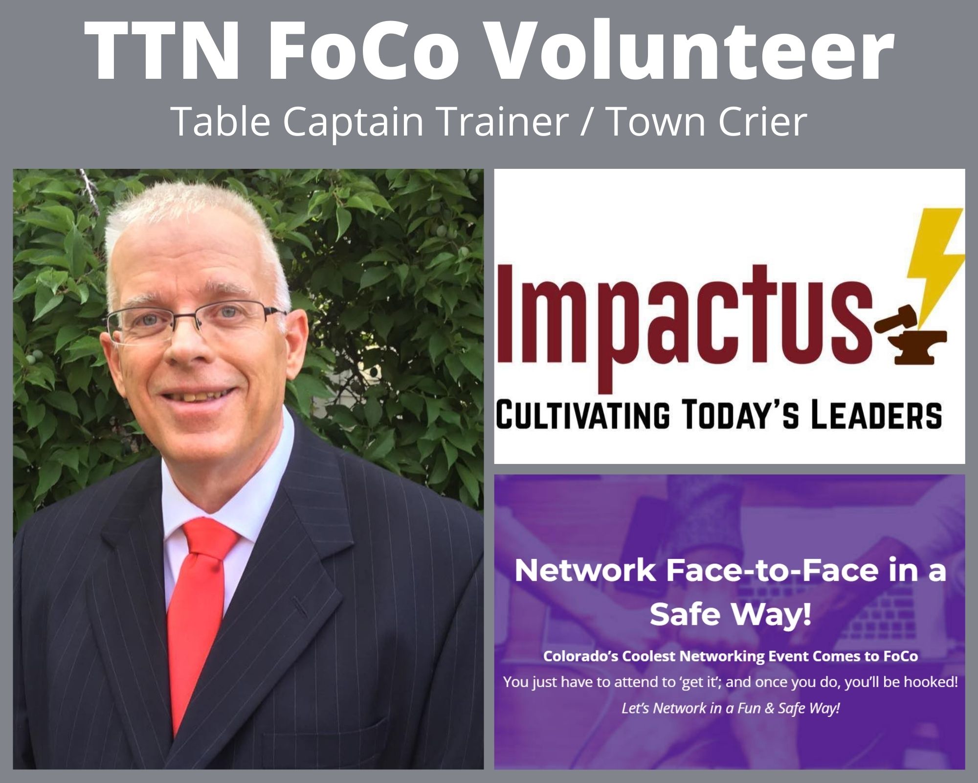 TTN FoCo Volunteer Oct22 - Table Captain Trainer - Rick Davis